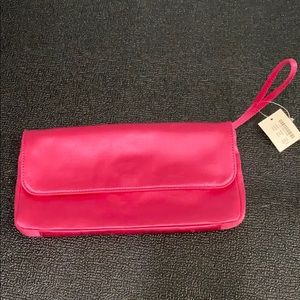 NWT JCrew Pink Satin Clutch